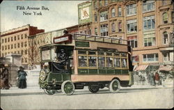 Fifth Avenue Bus Postcard