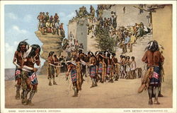 Hopi Snake Dance Arizona Native Americana Postcard Postcard