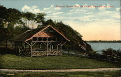 Summer House, Fort Hale Park New Haven, CT Postcard Postcard