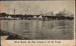 Silver Beach, the Playground of All the People St. Joseph, MI Postcard Postcard