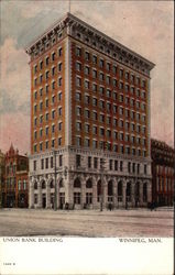 Union Bank Building Winnipeg, MB Canada Manitoba Postcard Postcard