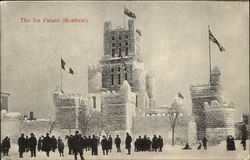 The Ice Palace Montreal, QC Canada Quebec Postcard Postcard