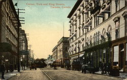 Corner York and King Streets Toronto, ON Canada Ontario Postcard Postcard