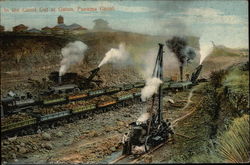 In the Canal Cut at Gatun, Panama Canal Postcard Postcard