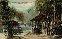 Presumpscott River at Riverton Park Postcard