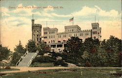 Casco Castle South Freeport, ME Postcard Postcard