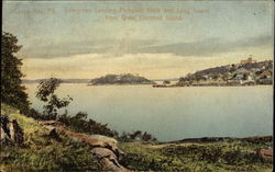 Evergreen Landing, Pumpkin Knob, and Long Island from Great Diamond Island Portland, ME Postcard Postcard