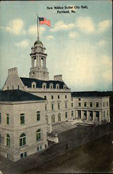 New Million Dollar City Hall Portland, ME Postcard Postcard