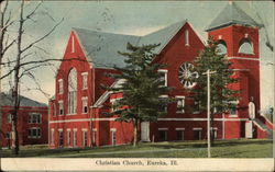 Christian Church Eureka, IL Postcard Postcard