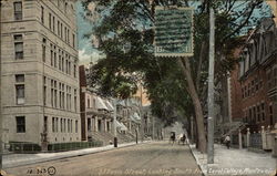 St. Denis Street, Looking South from Laval College Montreal, QC Canada Quebec Postcard Postcard