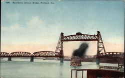 Hawthorne Avenue Bridge Portland, OR Postcard Postcard