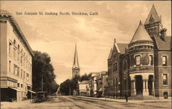 San Joaquin Street, Looking North Postcard