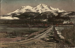 Mount Shasta, 14,444 feet high California Postcard Postcard