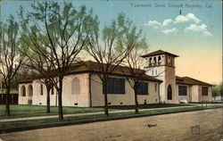 Fourteenth Street School Modesto, CA Postcard Postcard