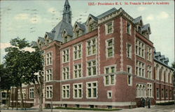 St. Francis Xavier's Academy Providence, RI Postcard Postcard