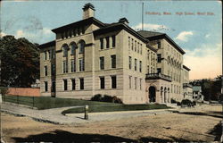 High School, West Side Postcard