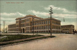 Textile School Lowell, MA Postcard Postcard