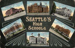 Seattle's High Schools Postcard