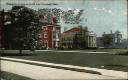 Residence Section of Euclid Avenue Cleveland, OH Postcard Postcard