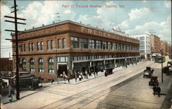 Part of Second Avenue Postcard