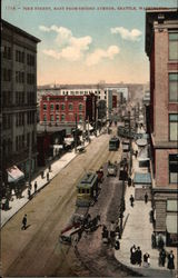 Pike Street, East from Second Avenue Postcard