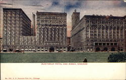 Auditorium Hotel and Annex Postcard