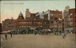 Central Square View Postcard