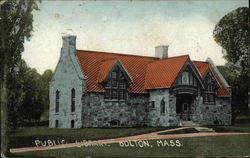 Public Library Postcard