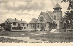 Baptist Church and Parsonage Postcard