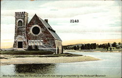 The Old Baptist Church West Boylston, MA Postcard Postcard