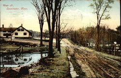 West Street Leominster, MA Postcard Postcard