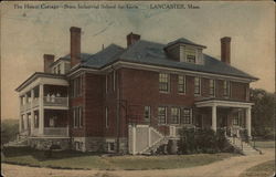 The Honor Cottage, State Industrial School for Girls Lancaster, MA Postcard Postcard