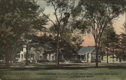 Administration Building, State Industrial School for Girls Lancaster, MA Postcard Postcard