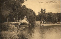 Fort Pond View Lancaster, MA Postcard Postcard