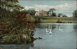 Thayer Pond Lancaster, MA Postcard Postcard