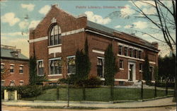 Public Library Clinton, MA Postcard Postcard