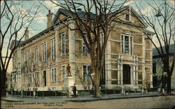 Town Hall, Damaged by Fire, December 7, 1907 Clinton, MA Postcard Postcard