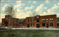 Clinton Water Department and Armory Postcard