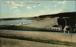 Metropolitan Dam, costs $2,000,000 Clinton, MA Postcard Postcard