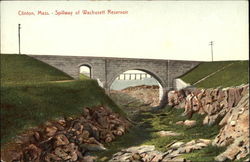 Spillway of Wachusett Reservoir Postcard