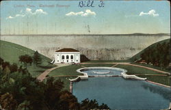 Wachusett Reservoir Clinton, MA Postcard Postcard