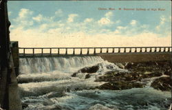 Reservoir Spillway at High Water Postcard