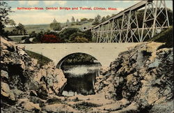 Spillway - Mass. Central Bridge and Tunnel Postcard