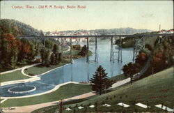 Old RR Bridge, Berlin Road Postcard