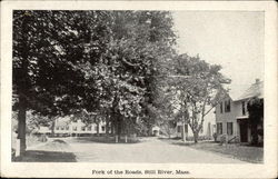 Fork of the Roads Still River, MA Postcard Postcard