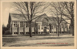 Library, Mount Holyoke College Postcard