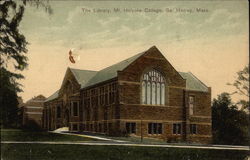 The Library at Mt. Holyoke College Postcard