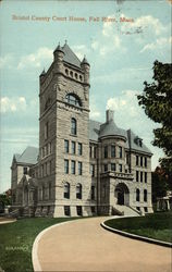 Bristol County Court House Fall River, MA Postcard Postcard