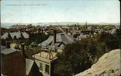 Panorama from High Rock Lynn, MA Postcard Postcard