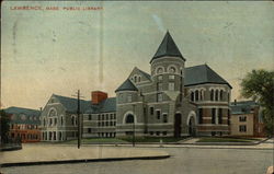 Public Library Building Postcard